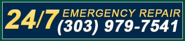 Emergency service ad – for repairs after hours call 303-979-7541