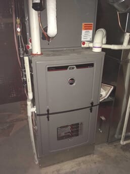 Furnace and AC unit in basement