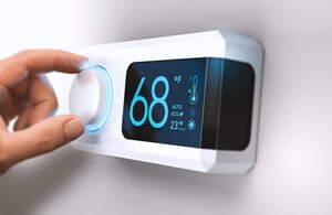 Thermostat set for 68, something to check when your furnace is blowing cold air