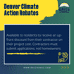 Denver Climate Action Rebates