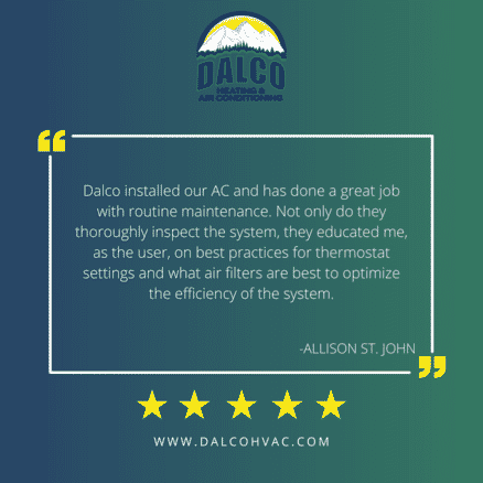 air conditioner installation testimonial