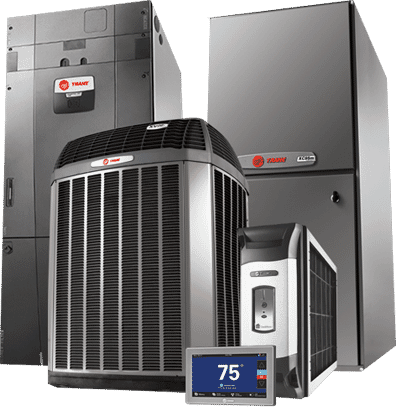 Trane furnace, air conditioner, and thermostat 