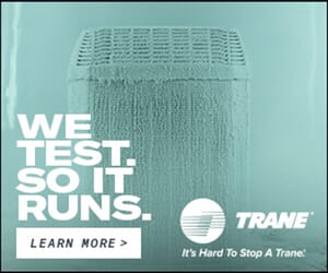 Trane “we test to it runs” furnace frozen to ensure quality