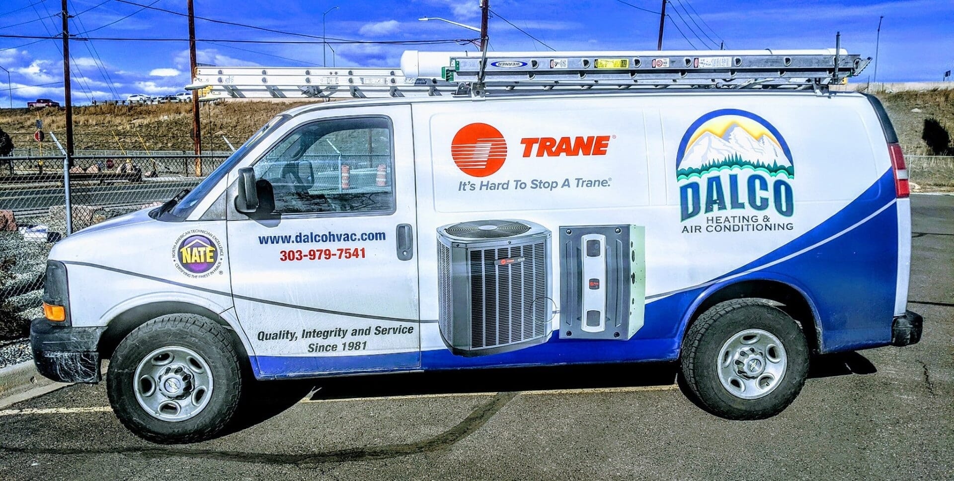 DALCO HVAC van, best Denver heating and air company
